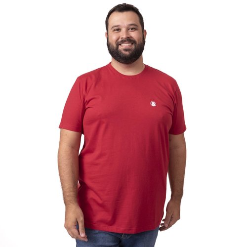 Camiseta Plus Size Masculina Bear Vermelha