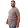 camiseta plus size masculina bear cinza lado