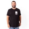 camiseta plus size masculina ford t preta frente