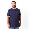 camiseta plus size masculina bear azul marinho frente