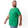 camiseta plus size masculina bear verde brasil lado