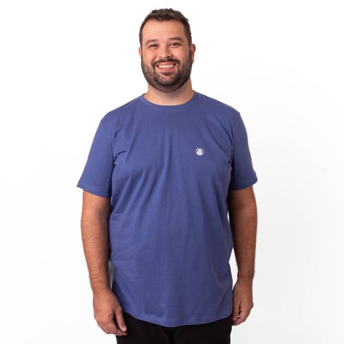 Camiseta Plus Size Masculina Bear Azul Mind