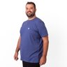camiseta plus size masculina bear azul mind lado