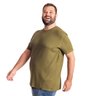 camiseta plus size masculina paris verde lado