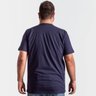 camiseta plus size masculina bear azul marinho costas