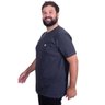 camiseta plus size masculina bear chumbo lado