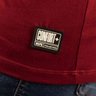 camiseta plus size masculina confort bordo detalhe