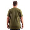 camiseta plus size masculina confort verde costas