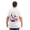 camiseta plus size masculina urbz bolo branca costas