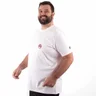camiseta plus size masculina urbz maryann village branca lado