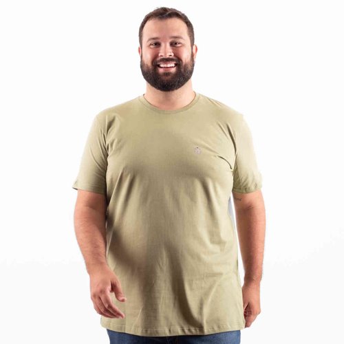 Camiseta Plus Size Masculina Bear Verde Claro