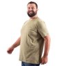 camiseta plus size masculina bear verde claro lado