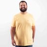 camiseta plus size masculina bear amarela frente
