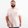 camiseta plus size masculina born to ride frente