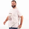 camiseta plus size masculina cafezinho lado
