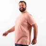 camiseta plus size masculina bear rosa lado