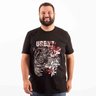 camiseta plus size masculina urbz hayala preta frente