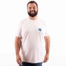camiseta plus size masculina te amo branca frente