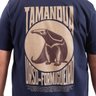 camiseta plus size masculina tamandua detalhe