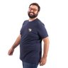 camiseta plus size masculina tamandua lado