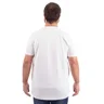 camiseta plus size masculina eu nao ligo branca costas