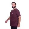 camiseta plus size masculina bear bordo lado