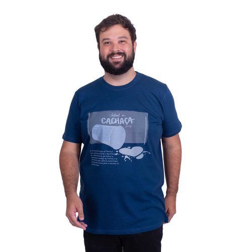 Camiseta Plus Size Masculina Cachaça