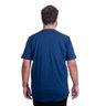 camiseta plus size masculina negroni azul costas