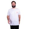 camiseta plus size masculina negroni branca frente