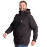 agasalho plus size masculino moletom felpado bear preto mais pano lado
