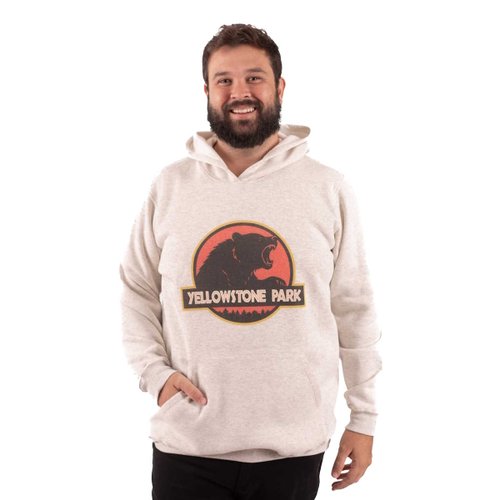 Agasalho Plus Size Masculino Moletom Yellowstone Park