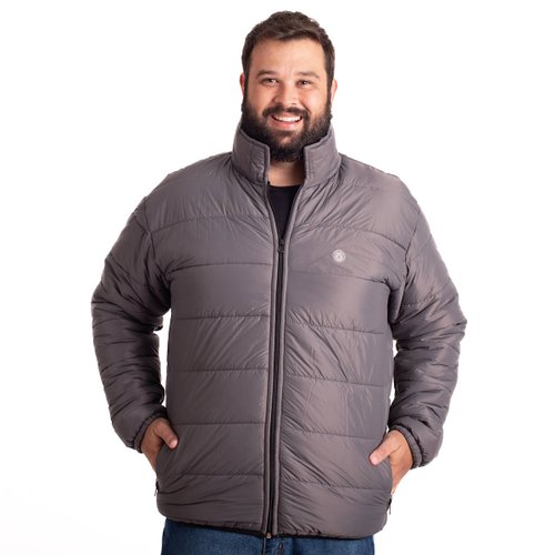 Agasalho Plus Size Masculino Michigan Cinza