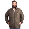 agasalho plus size masculino michigan verde frente fechado