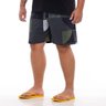 pijama plus size masculino elastic fresh abstrato preto shorts