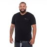 pijama plus size masculino elastic fresh abstrato preto frente