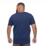 pijama plus size masculino elastic fresh quad azul marinho costas