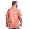 camisa plus size masculina water salmao costas