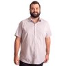 camisa plus size masculina water cinza frente
