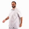 camisa plus size masculina moletinho towel oversized azul claro lado