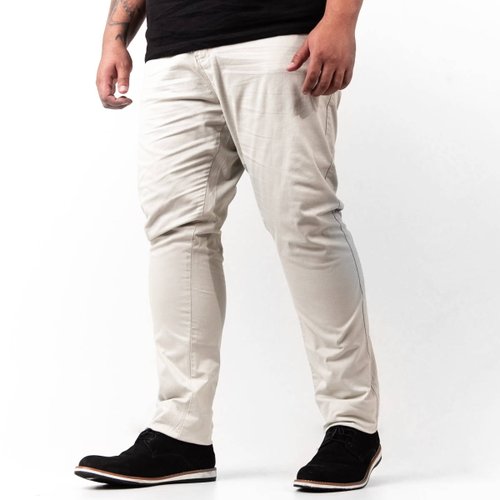 Calça Plus Size Masculina Sport Fino Aveia