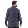 camisa plus size masculina flanela arenal mais pano costas