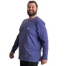 camiseta plus size masculina ml bear azul tucano lado