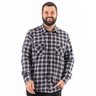 camisa plus size masculina flanela rainier mais pano frente