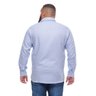 camisa plus size masculina oxford azul claro mais pano costas