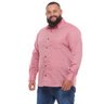 camisa plus size masculina oxford goiaba mais pano lado