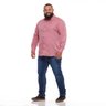 camisa plus size masculina oxford goiaba mais pano lado corpo