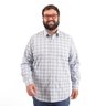 camisa plus size masculina xadrez color frente 1