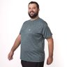 camiseta plus size masculina dry fit air tech verde lado