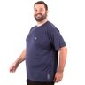 camiseta plus size masculina poliamida laufen azul tucano lado