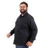 camisa plus size masculina tricoline elastic azul marinho ladojpg